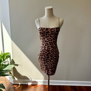 Brand new topshop cheetah mini dress
